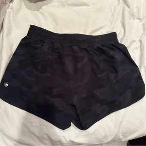 Black camo track that lululemon shorts